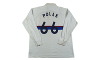 Maillot rugby rétro France Nike manches longues N°66 Polak