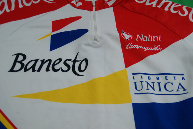 Maillot vélo vintage Banesto Campagnolo Nalini