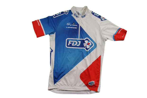 Maillot vélo rétro FDJ b'Twin UCI