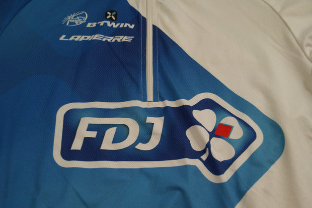 Maillot vélo rétro FDJ b'Twin UCI