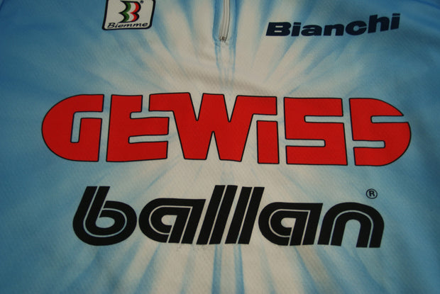 Maillot vélo vintage Gewiss Bianchi Biemme