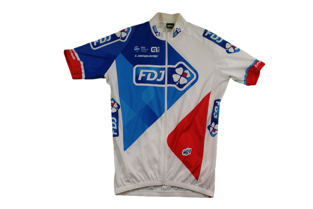 Maillot vélo rétro FDJ UCI