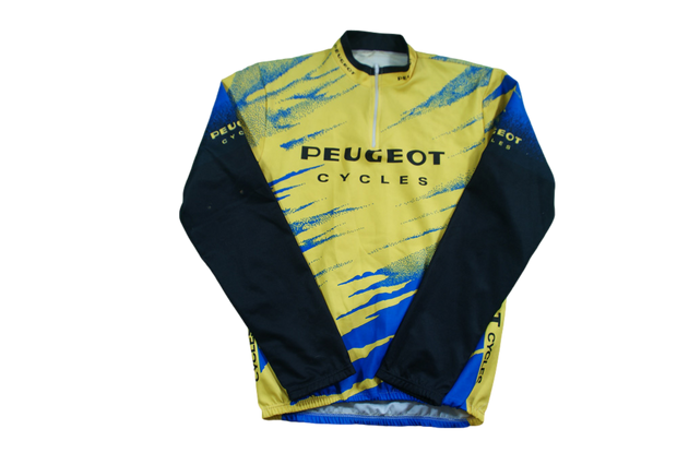 Maillot vélo rétro manches longues Peugeot