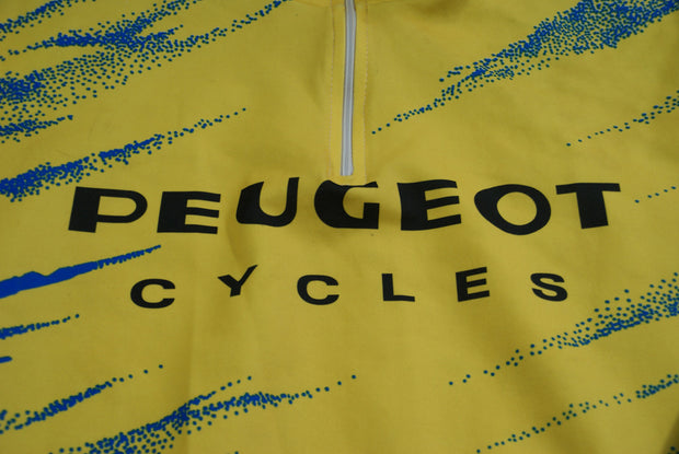 Maillot vélo rétro manches longues Peugeot