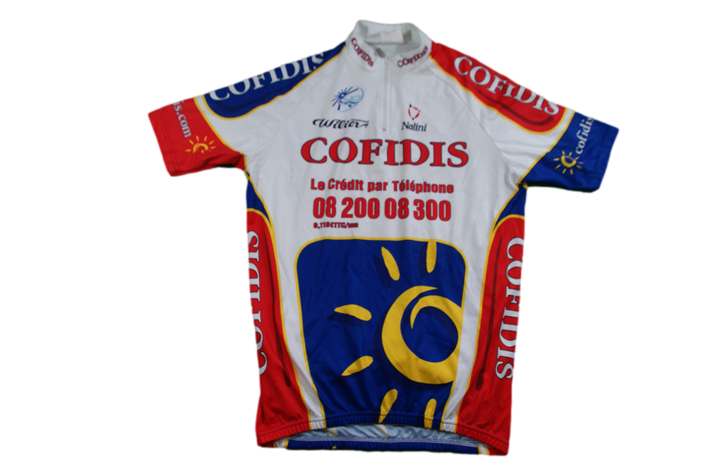 Maillot cyclisme vintage Cofidis UCI Nalini