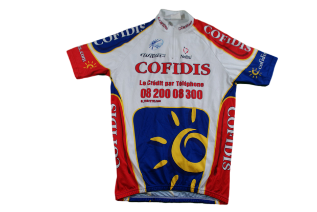 Maillot cyclisme vintage Cofidis UCI Nalini