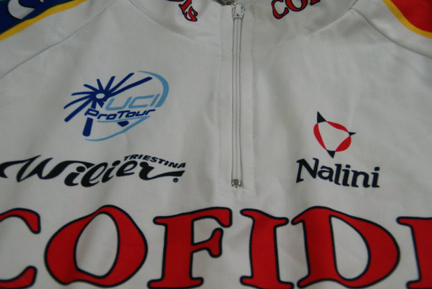 Maillot cyclisme vintage Cofidis UCI Nalini