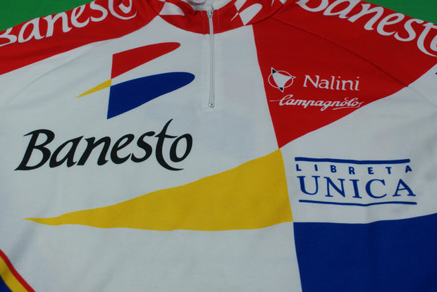 Maillot vélo vintage Nalini Banesto Campagnolo