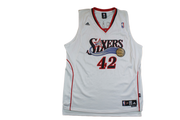 Maillot basket rétro Sixers Philadelphie N°42 Brand NBA