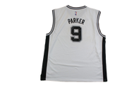 Maillot basket vintage Spurs San Antonio N°9 Parker NBA