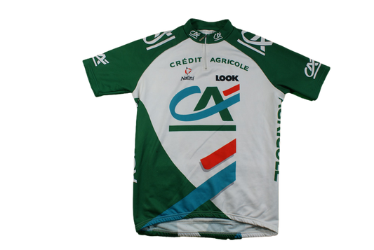 Maillot cyclisme vintage Crédit Agricole Nalini Look