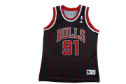 Maillot basket rétro Bulls Chicago N°91 Rodman NBA