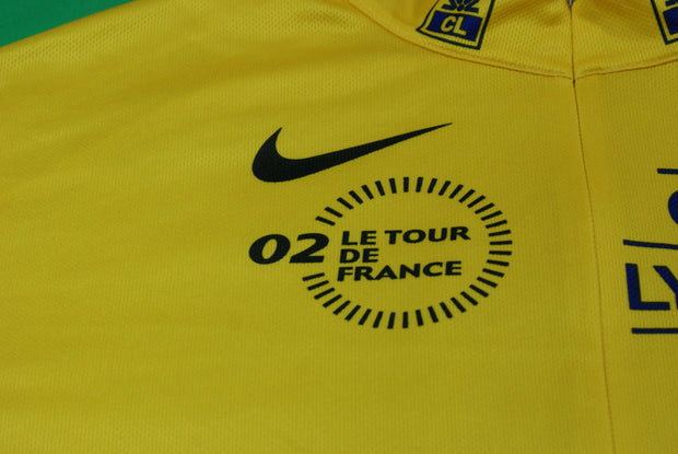 Maillot vélo vintage Tour de France 2002 Nike Crédit Lyonnais