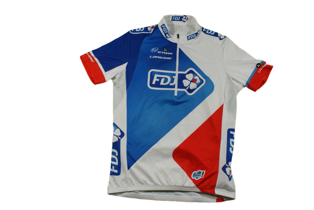 Maillot vélo rétro Decathlon Lapierre b'Twin Française des jeux