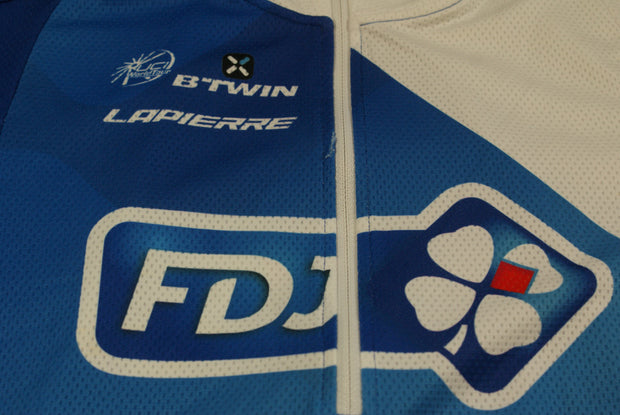 Maillot vélo rétro Decathlon Lapierre b'Twin Française des jeux