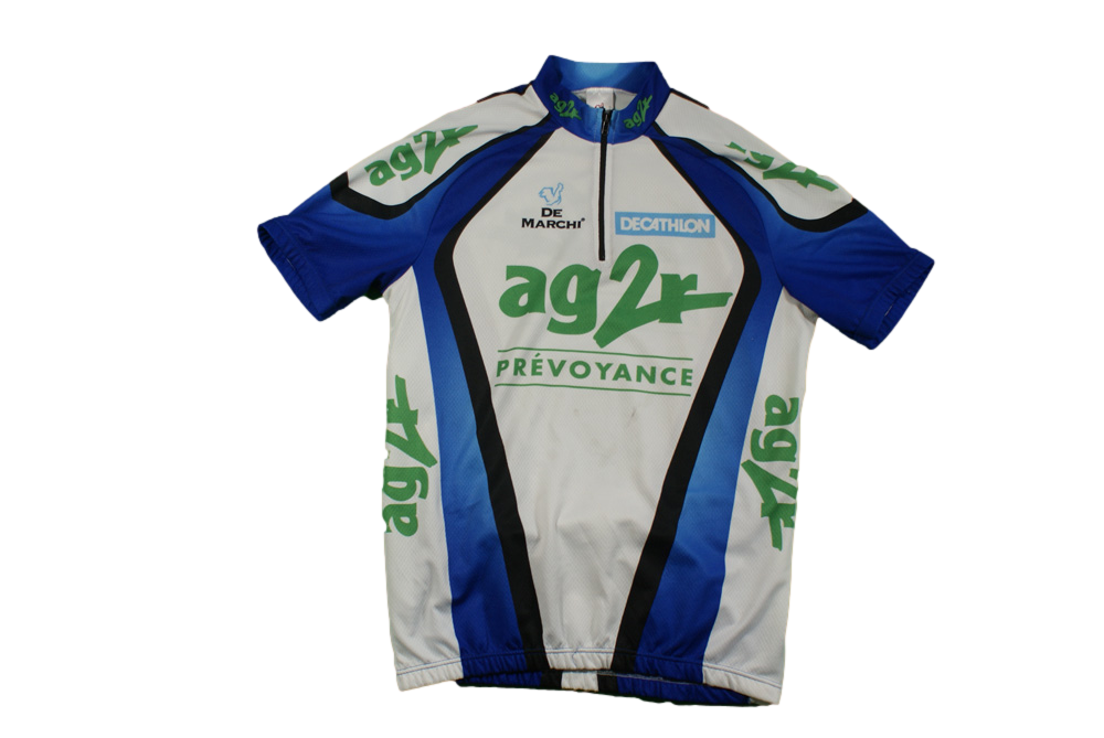 Maillot cyclisme vintage Decathlon De Marchi AG2R