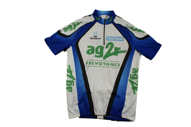 Maillot cyclisme vintage Decathlon De Marchi AG2R