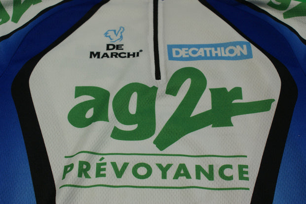 Maillot cyclisme vintage Decathlon De Marchi AG2R