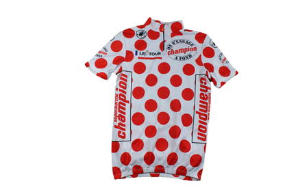 Maillot vélo rétro Champion Castelli