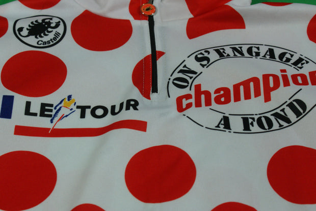 Maillot vélo rétro Champion Castelli