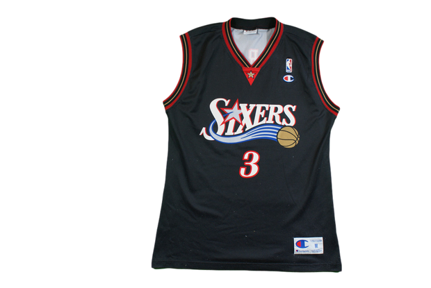 Maillot basket rétro Sixers Philadelphie N°3 Iverson NBA