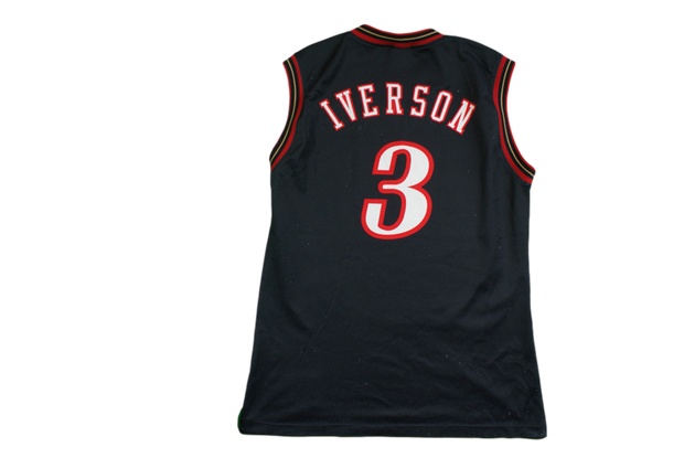 Maillot basket rétro Sixers Philadelphie N°3 Iverson NBA