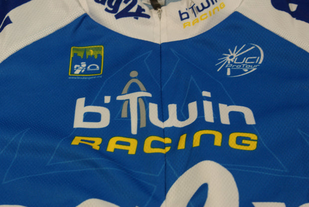 Maillot vélo vintage AG2R b'Twin Decathlon UCI