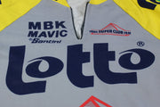 Maillot cyclisme vintage Lotto Santini Mavic