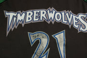 Maillot basket rétro Timberwolves Minnesota N°21 Garnett NBA