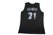 Maillot basket rétro Timberwolves Minnesota N°21 Garnett NBA