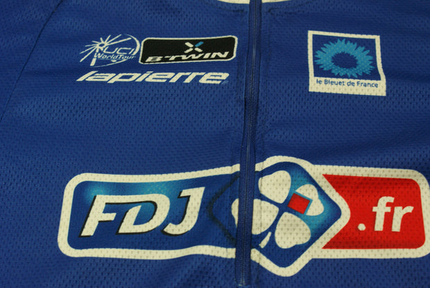 Maillot vélo rétro Française des jeux Decathlon UCI Lapierre b'Twin