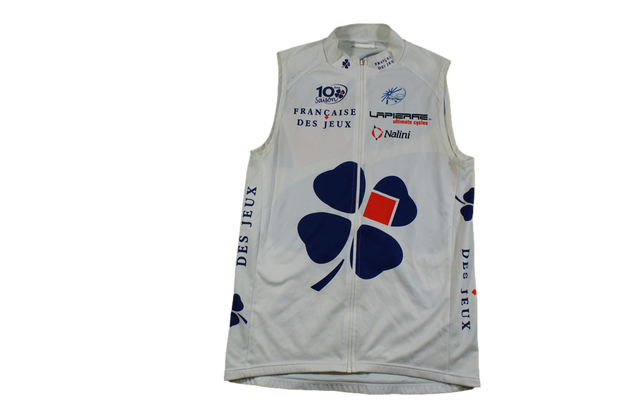 Maillot cyclisme vintage Française des jeux Nalini UCI Lapierre