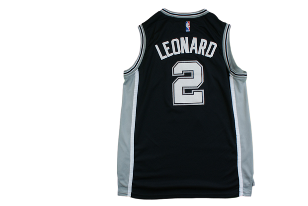 Maillot basket rétro Spurs San Antonio N°2 Leonard NBA