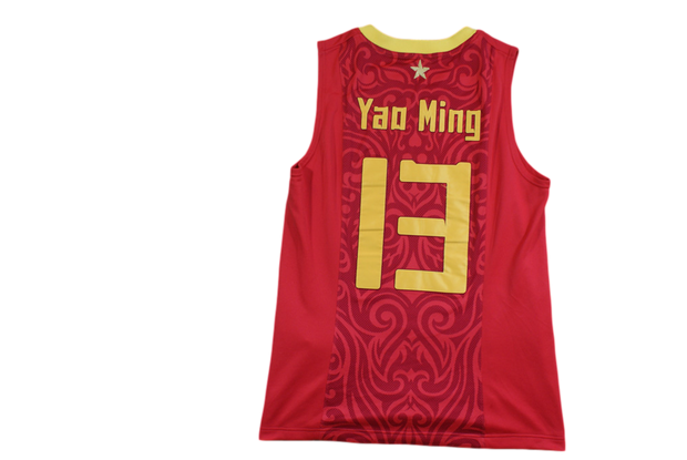 Maillot basket rétro Chine N°13 Yao Ming