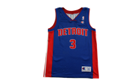 Maillot basket rétro Pistons Détroit N°3 Wallace NBA