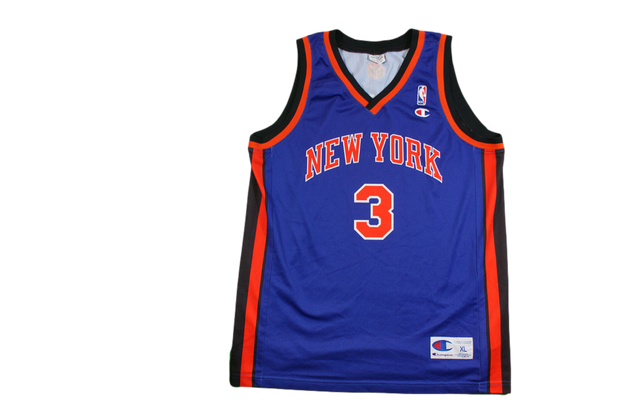 Maillot basket rétro Knicks New York N°3 Marbury NBA