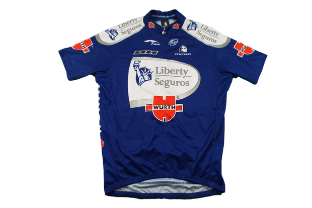 Maillot vélo rétro Etxe Ondo Wurth UCI Liberty Seguros