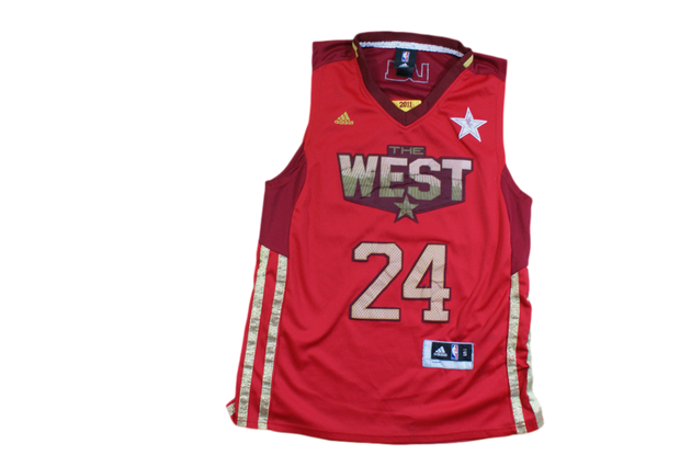 Maillot basket rétro The west N°24 Bryant NBA