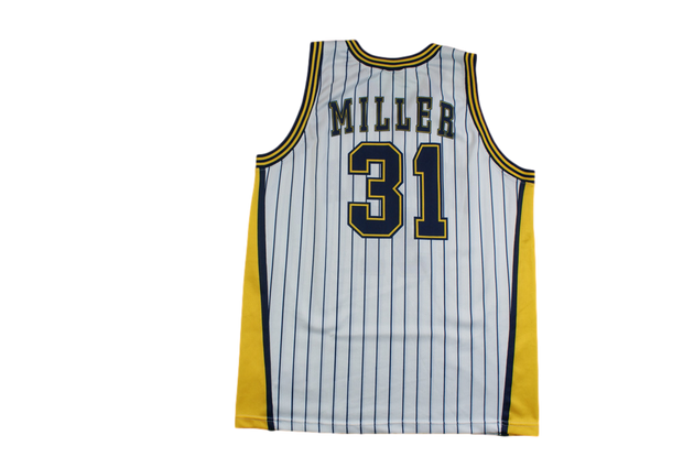 Maillot basket vintage Pacers Indiana N°31 Miller NBA