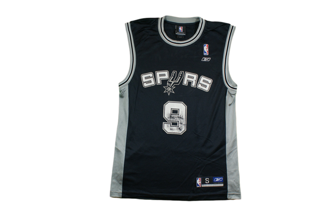 Maillot basket rétro Spurs San Antonio N°9 Parker NBA