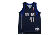 Maillot basket rétro Mavericks Dallas N°41 Nowitzki NBA