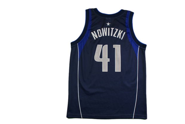 Maillot basket rétro Mavericks Dallas N°41 Nowitzki NBA