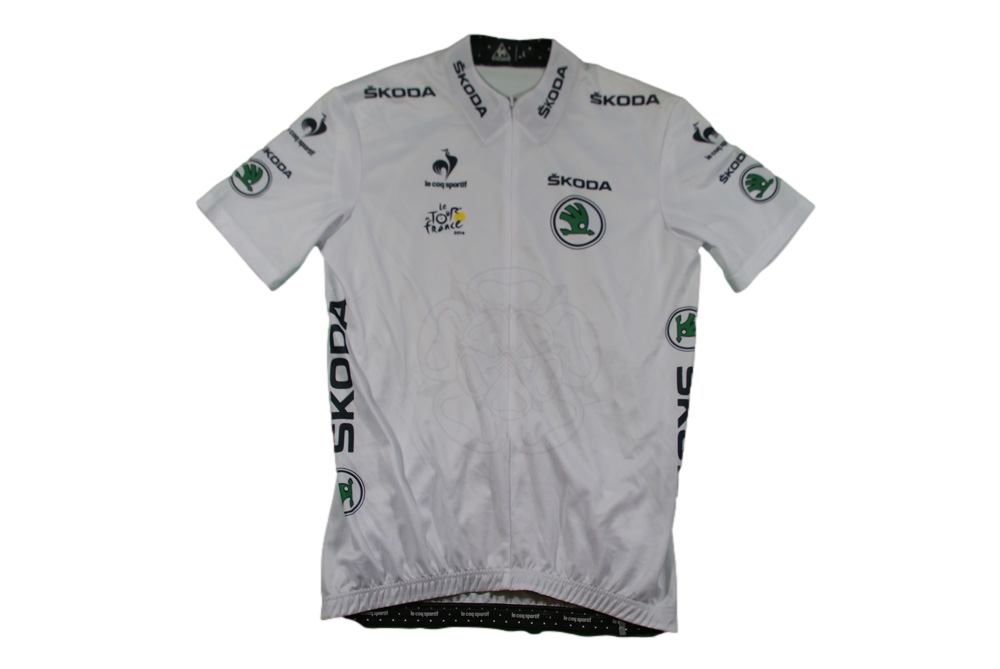 Maillot Cycliste Le Coq Sportif Skoda Tour De France Taille L - Occasion