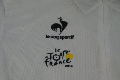 Maillot cyclisme vintage Tour de France 2014 Skoda Le coq sportif