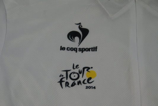 Maillot cyclisme vintage Tour de France 2014 Skoda Le coq sportif