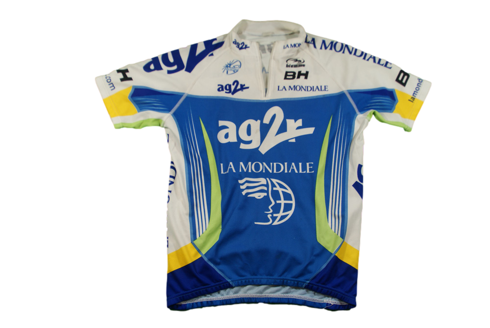 Maillot vélo vintage AG2R la Mondiale UCI Biemme