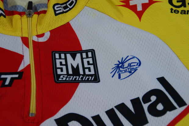 Maillot vélo rétro UCI Saunier Duval Scott Santini