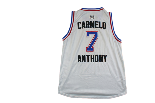 Maillot basket vintage Knicks New York N°7 Anthony NBA