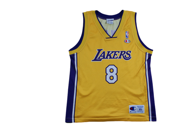 Maillot basket rétro Lakers Los Angeles N°8 Bryant enfant NBA