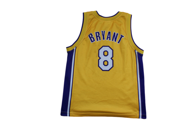 Maillot basket rétro Lakers Los Angeles N°8 Bryant enfant NBA
